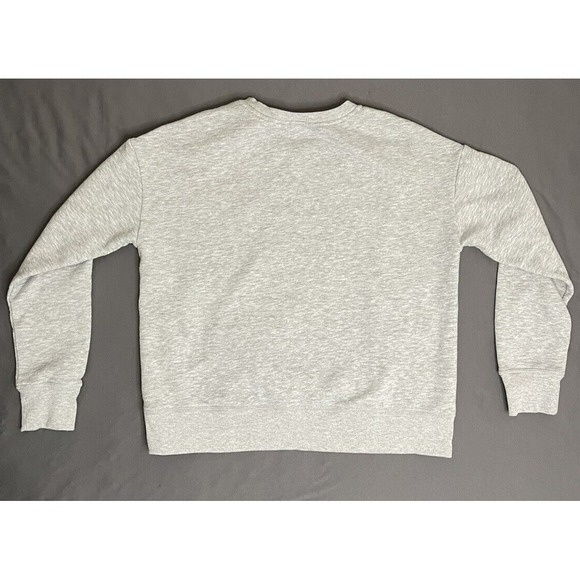 Reebok Sweater Womens Medium Gray Outdoors Sweatshirt Logo - Picture 5 of 11